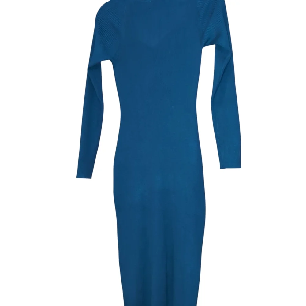 Olive & Oak Teal Long Sleeve Dress New With Tags - Picture 3 of 4